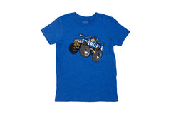 Fairdale Monty Truck Youth Tee (True Royal Blue Tri-blend)