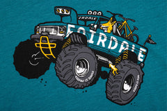Fairdale Monty Truck Tee (Heather Teal Tri-blend)