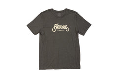 Fairdale Wheels Logo Tee (Heather Military Green Tri-blend w/ Discharge Printing)