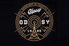Odyssey Frequency Tee (Black w/ White + Metallic Gold Ink)