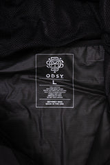 Odyssey Interlock Windbreaker Anorak Jacket (Black with Reflective Ink)