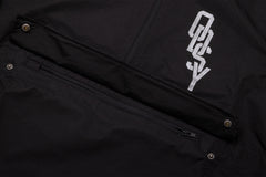 Odyssey Interlock Windbreaker Anorak Jacket (Black with Reflective Ink)