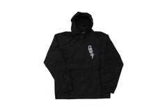 Odyssey Interlock Windbreaker Anorak Jacket (Black with Reflective Ink)