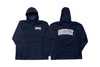 Sunday Blockhead Windbreaker Anorak Jacket (Navy with Gray/White Ink)